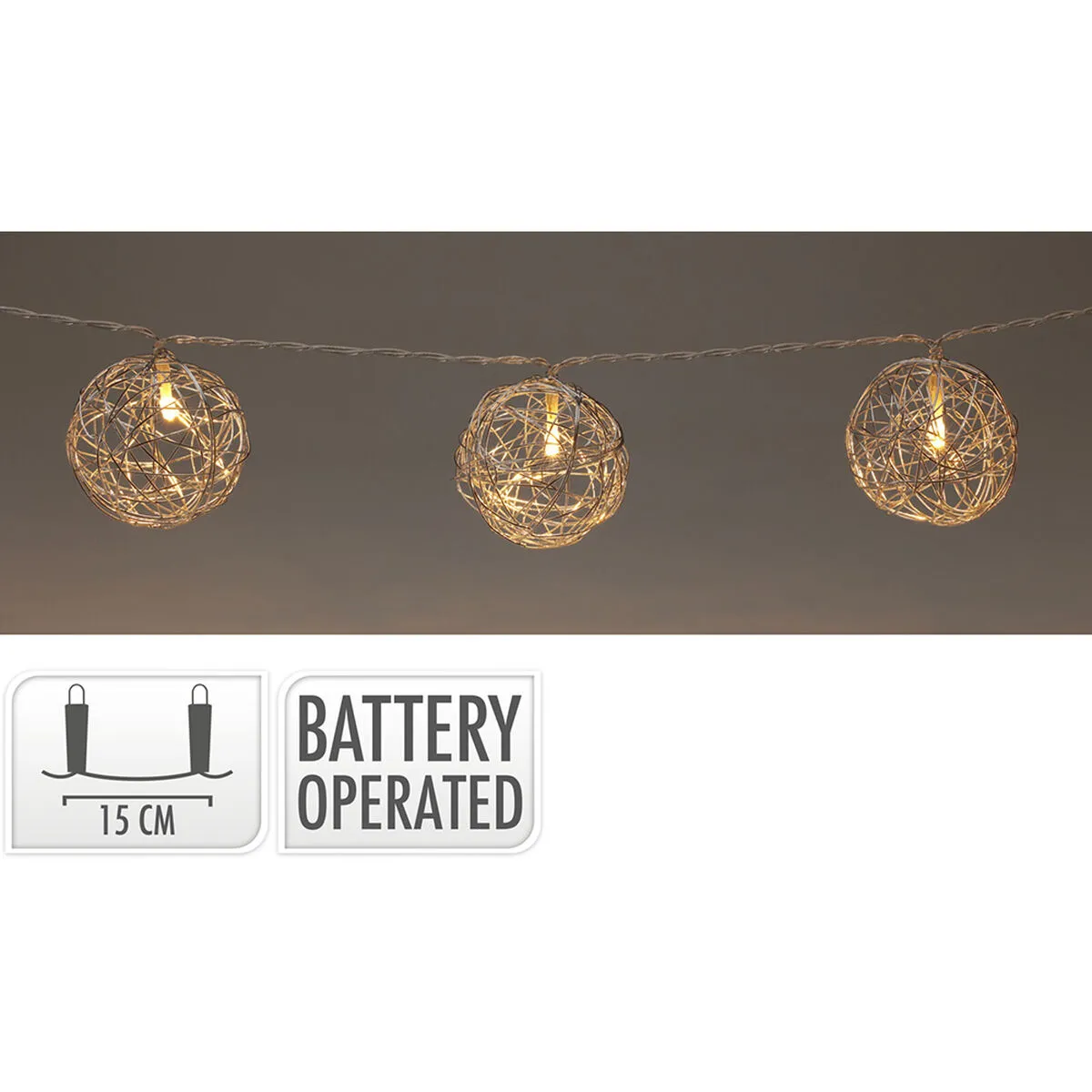 Lifetime Guirlande lumineuse LED Argenté