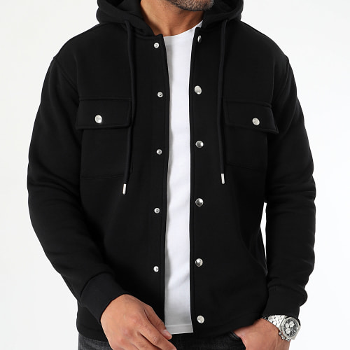Surchemise Unie Avec Capuche 3090 Noir