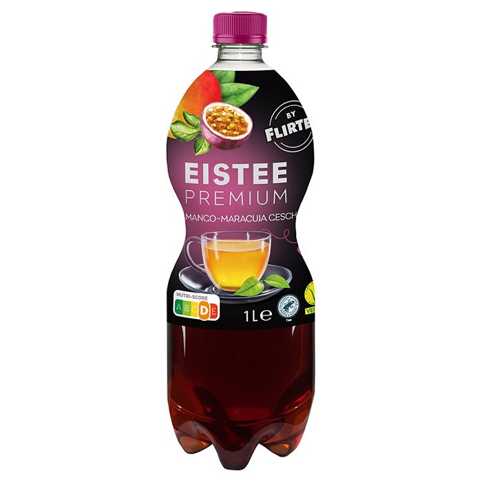 FLIRTEA Premium Eistee 1 l, Mango-Maracuja