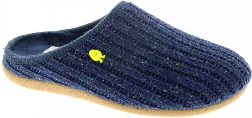 Hot Potatoes Comfy Leonding Junior Pantoffels Sloffen Jongens Blauw