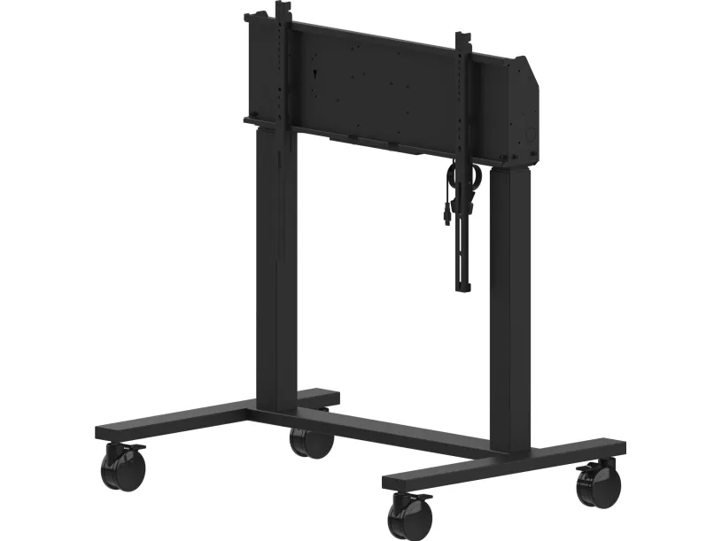 Iiyama MD-CAR2031-B1 - Vogn med hjul - dobbeltkolonne motoriseret - for fladt panel - med anti-kollision - sort - skærmstørrelse: 55