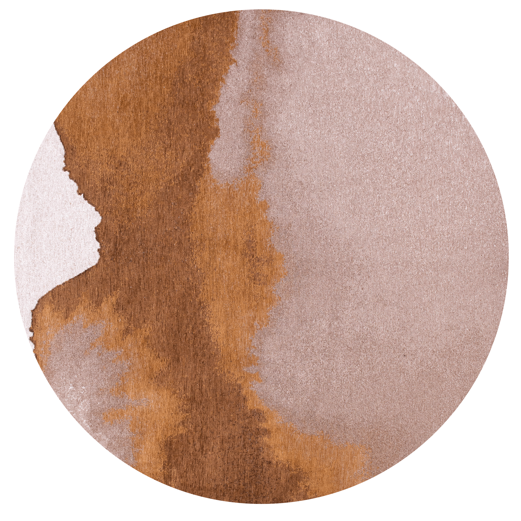 Ecorugs vloerkleed Lagoon oranje ∅ 140 cm