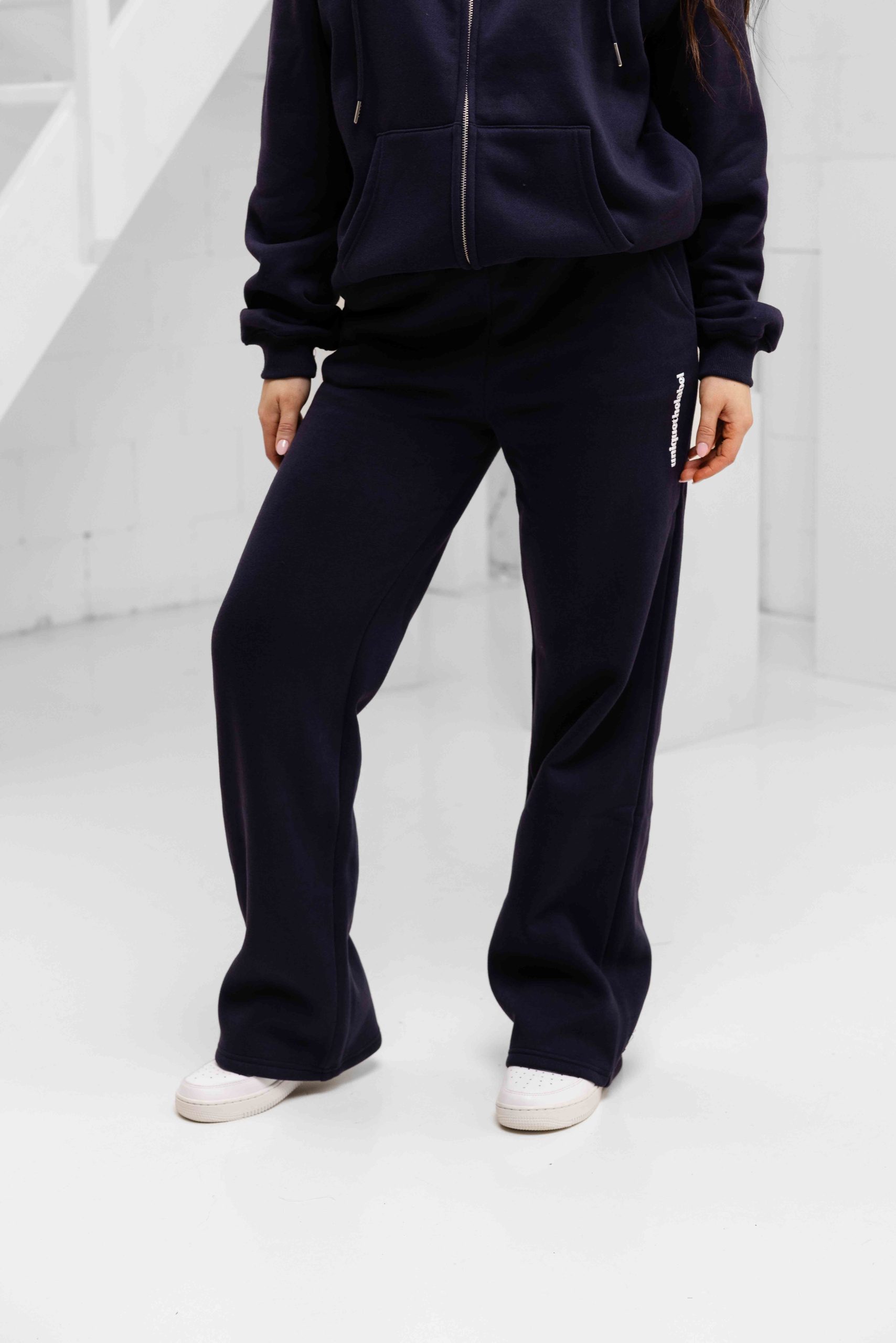 Unique The Label Imani Full Zip Trainingspak Dames Donkerblauw