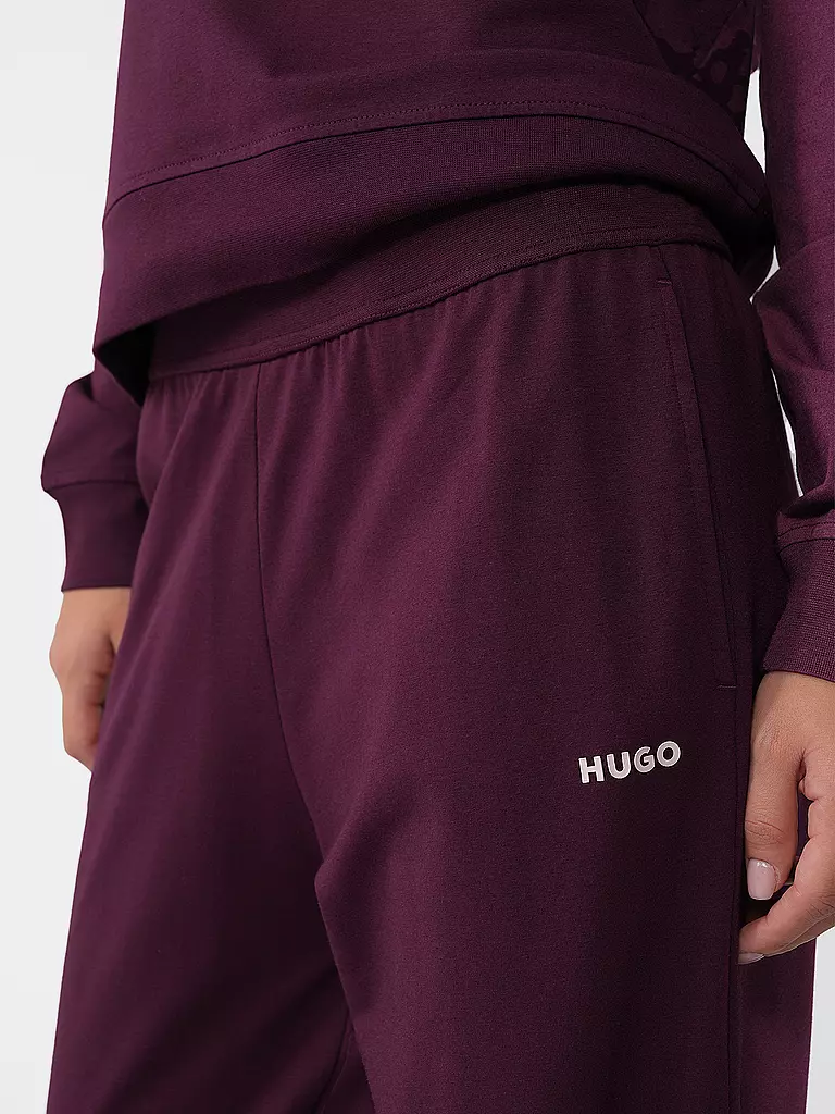 HUGO Loungewear Hose SHUFFLE beere