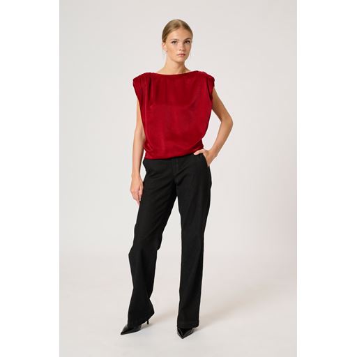 My Essential Wardrobe EstelleMW Bluse, Burgundy Red, 42