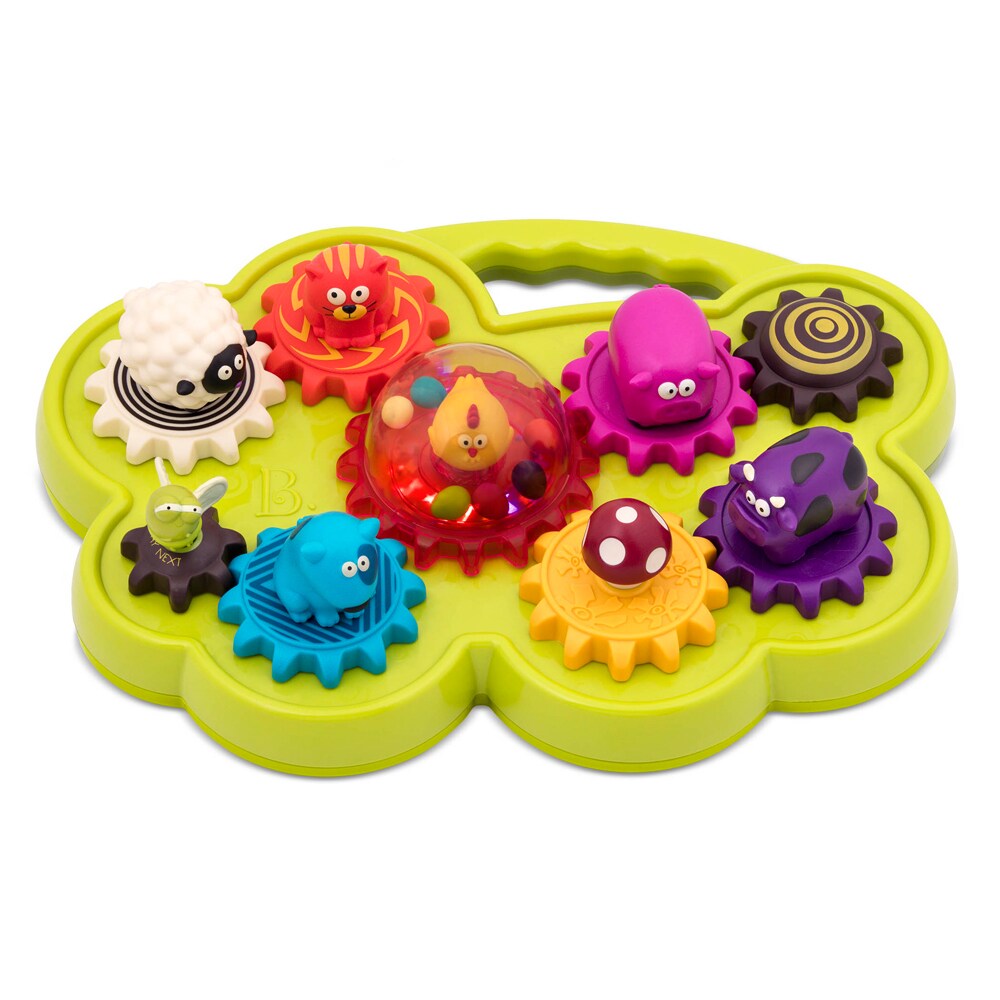 B.TOYS B. Musikspielzeug Tier-Zahnräder