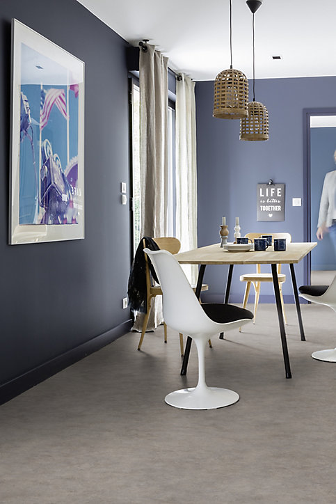 Revêtement sol PVC Texline Dune taupe 4 m (vendu au m²)