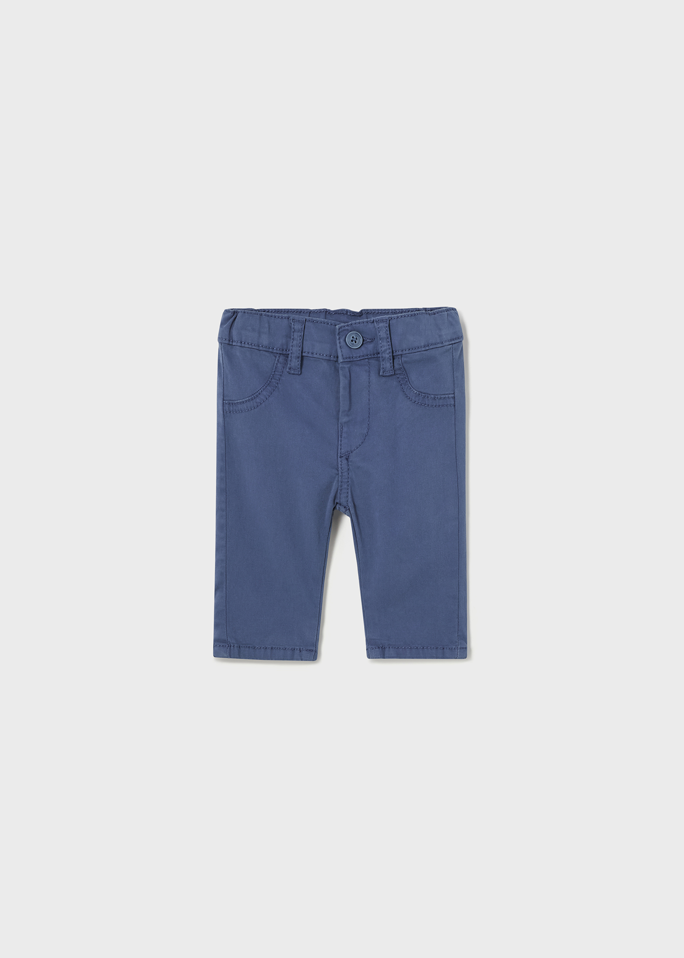 Calça de algodão com cintura ajustável para recém-nascido