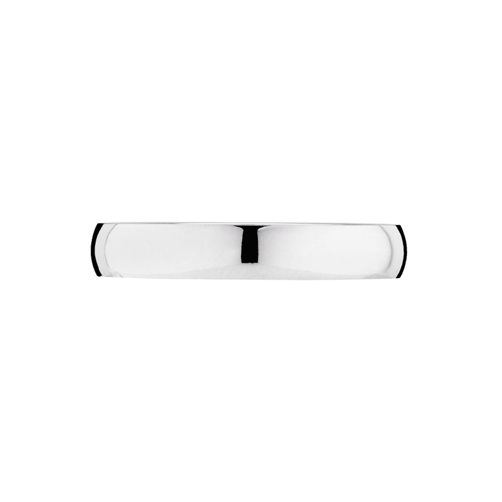 Alliance Khelya Ruban Plat Argent Blanc