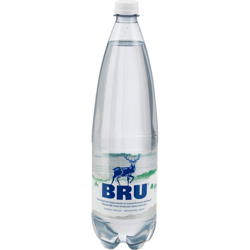 Eau gazeuse Bru 1,25 L - 6 bouteilles