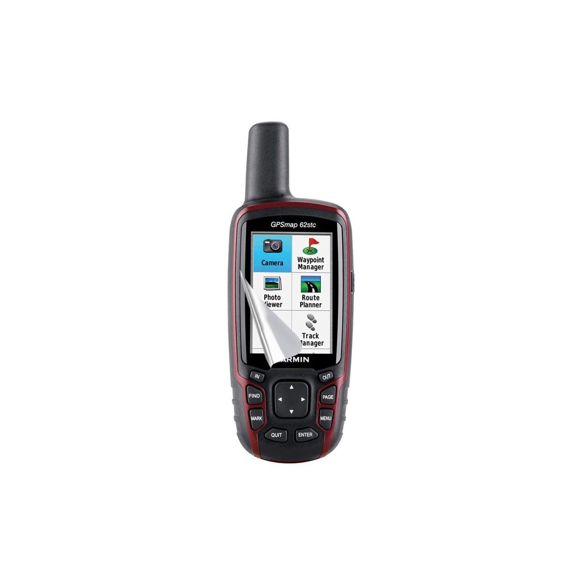 2-Pak Skjermbeskytter PET film Garmin GPSMAP 62stc