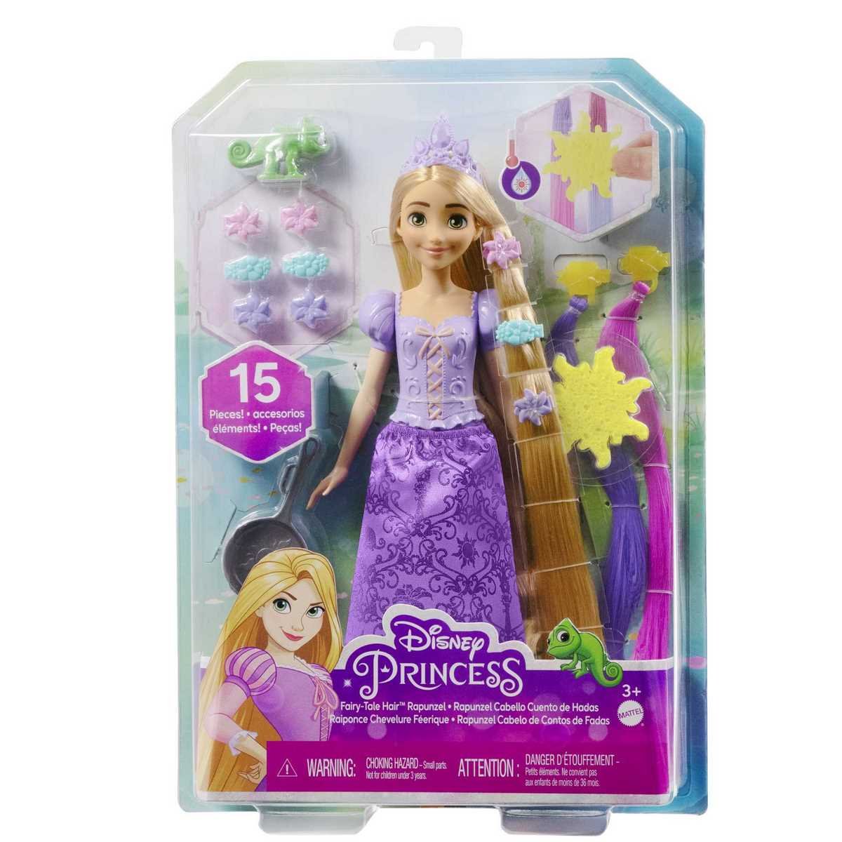Poupée Raiponce chevelure conte de fées -  Princesses