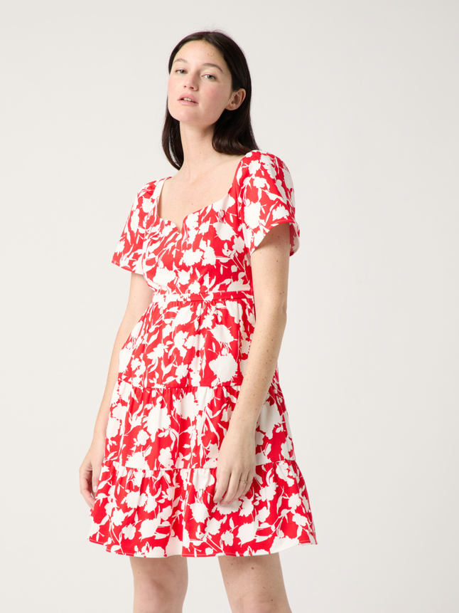 Robe courte imrpimée