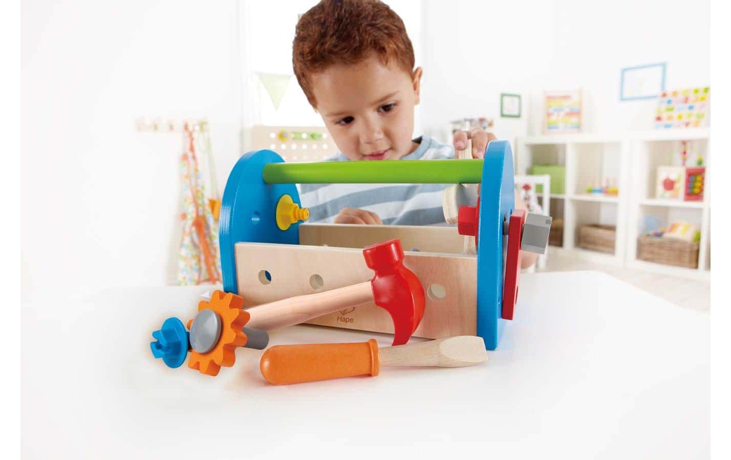 Handwerker WerkzeugkastenKinderwerkzeug aus Holz