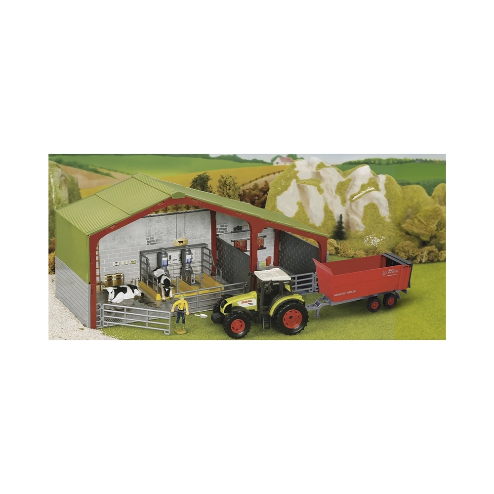 STARLUX Milchbauern-Set mit Traktor