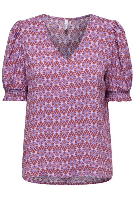 Only paarse dames t-shirt