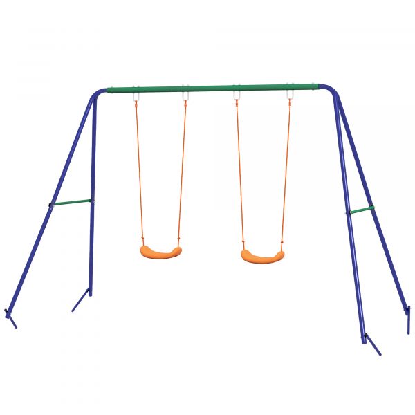 Outsunny Conjunto de Baloiço para Crianças 344-073V00MX Multicor 269x160x180 cm