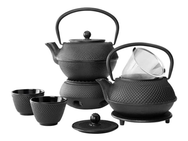 Bredemijer Theepot Jang, enkelt tekande 1200 ml sort støbejern