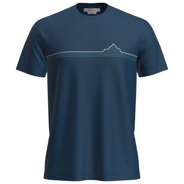 Icebreaker - Merino 150 Tech Lite S/S Tee Range Stripes - Haut en mérinos
