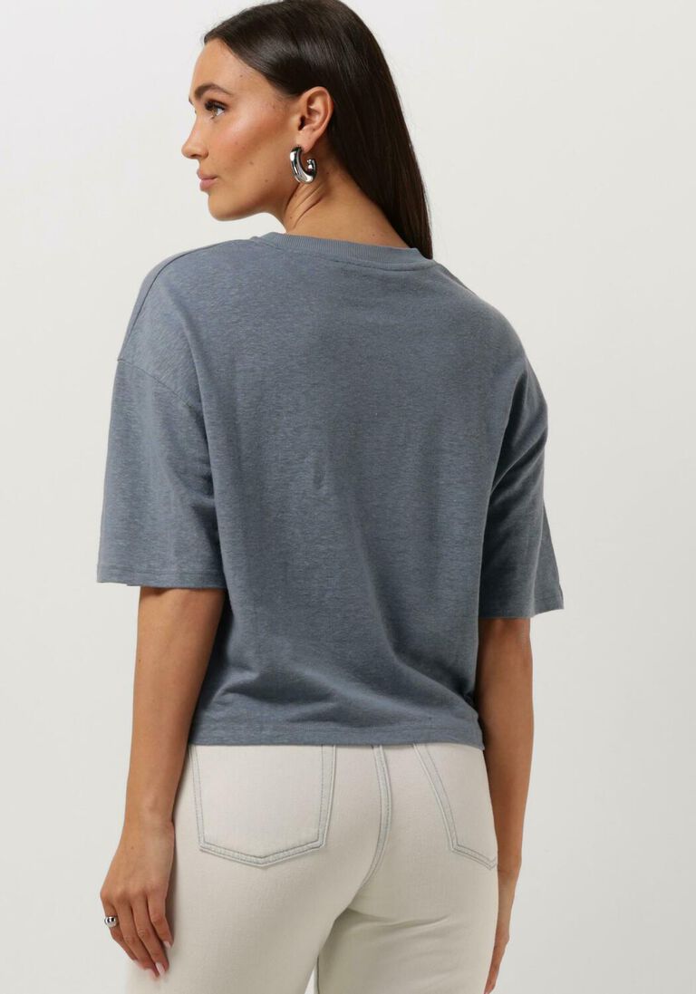 DRYKORN blauwe drykorn t-shirt lilani