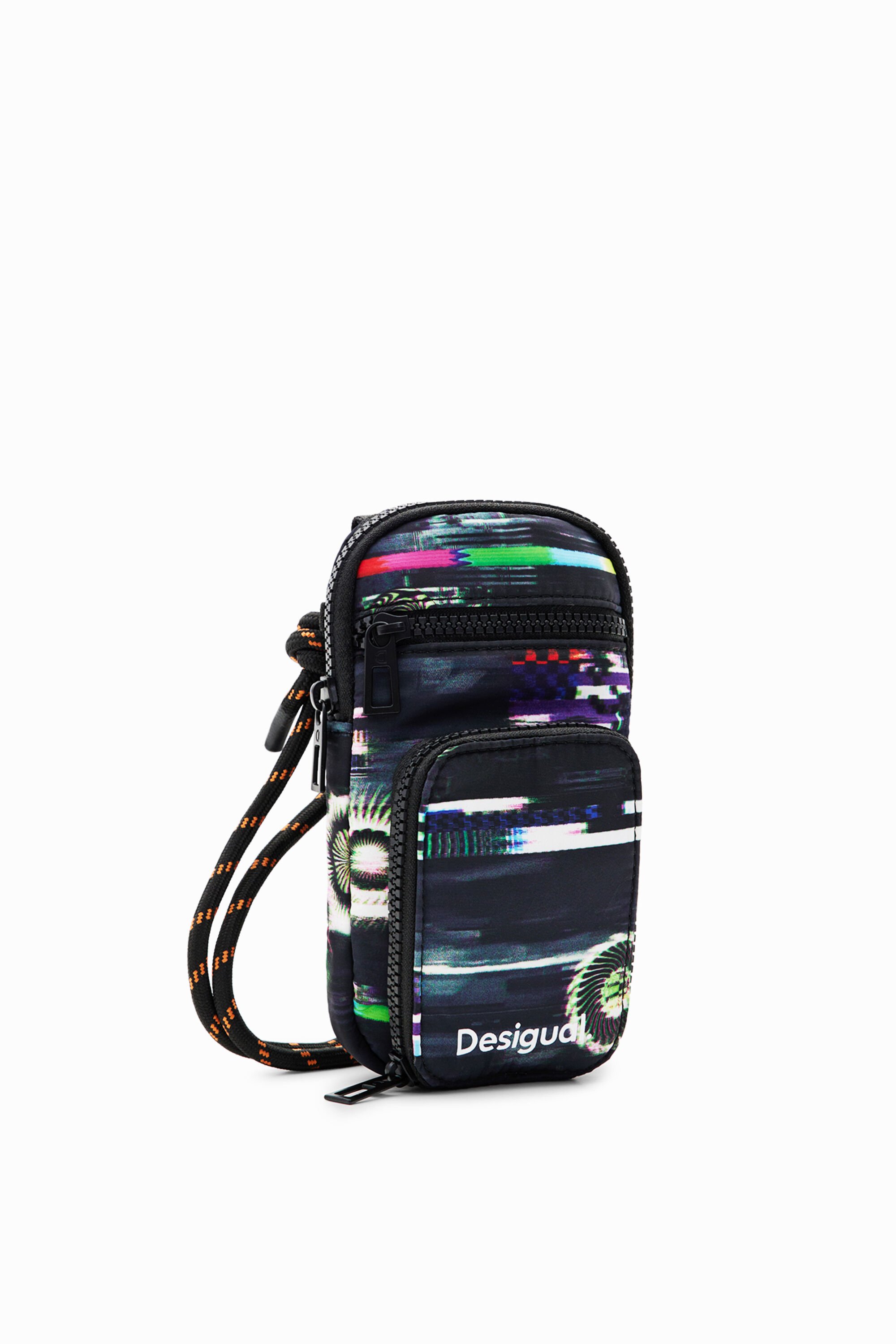 Étui de téléphone portable porte-monnaie glitch