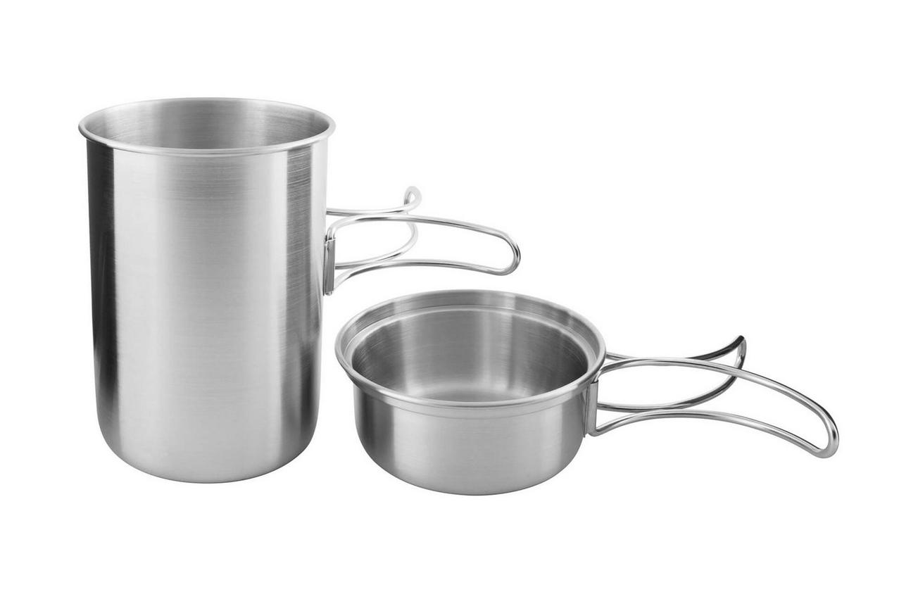 Tatonka Handle Mug 850 Set 4174-000 Stainless, drinkbeker met deksel