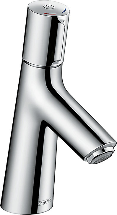 Mitigeur de lavabo avec tirette et vidage chromé Hansgrohe Talis S Ø4,6 x H.19 cm