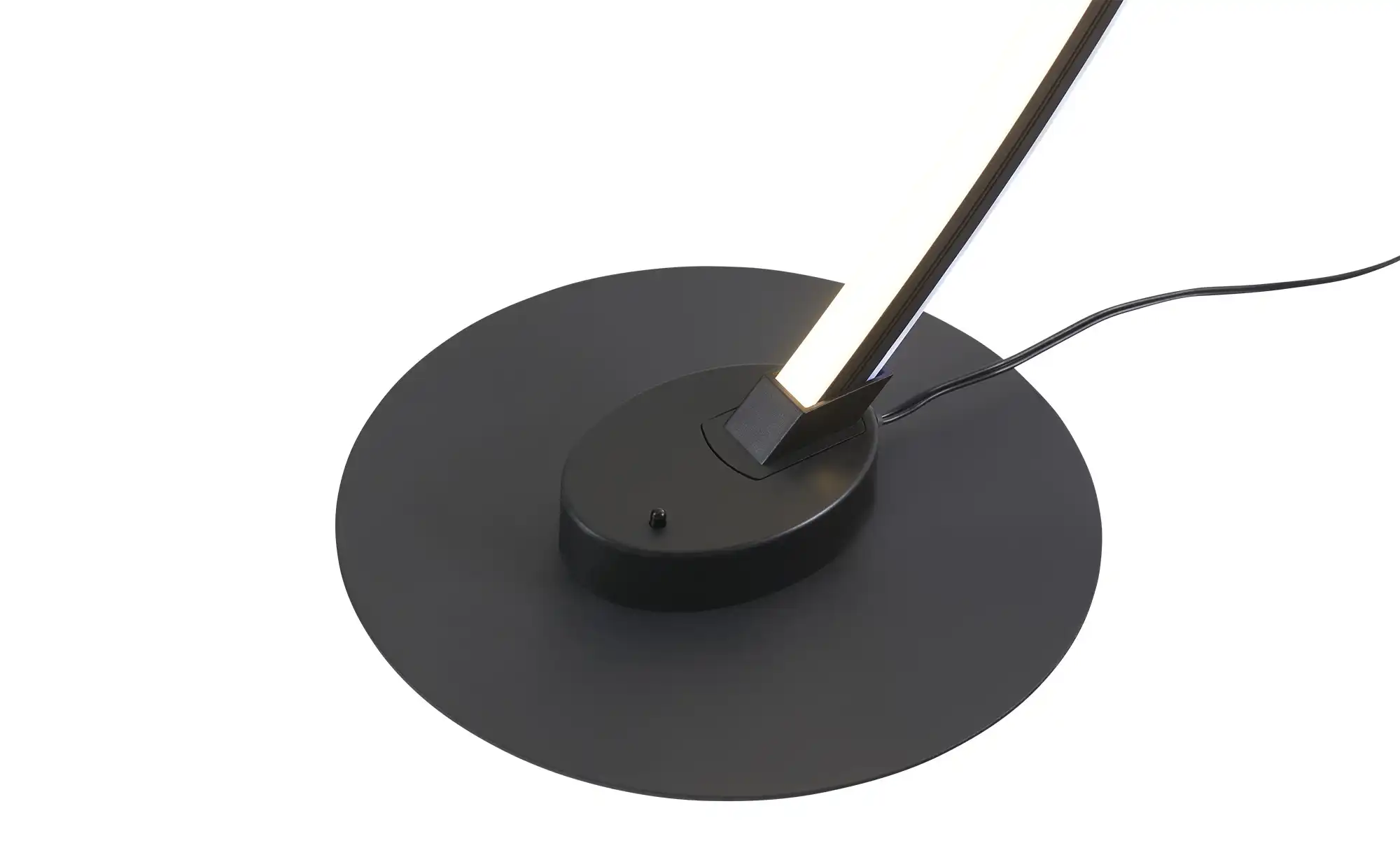 KHG LED-Stehleuchte, schwarz mit Farbwechsler
