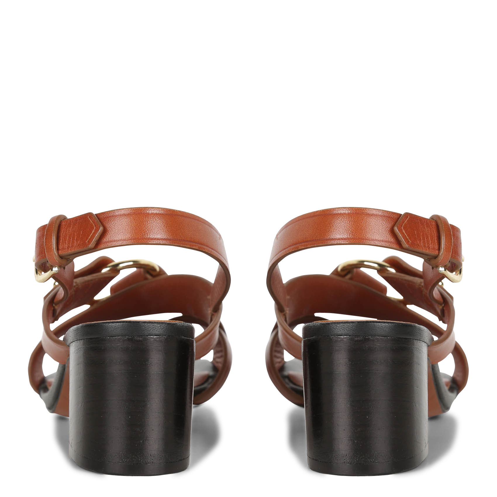 FLORENTINE - Sandales hautes en cuir | Marron