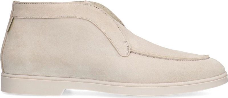 Manfield - Schoenen - Beige - Suède - Loafers