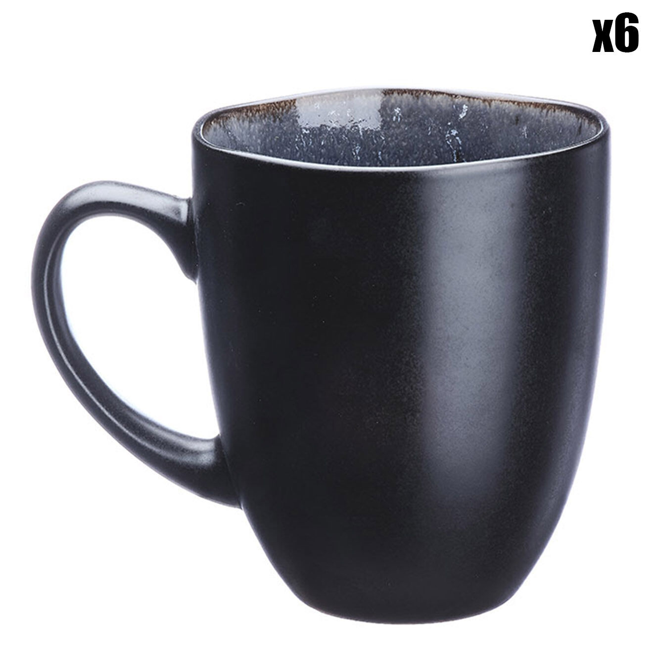 Bjorn 6 Mugs en Grès Iris bleu foncé - 40 cl