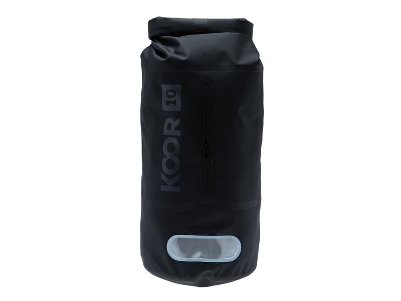 KOOR Dry Bag Toore Schwarz 10 l Wasserdichter Schwimmsack