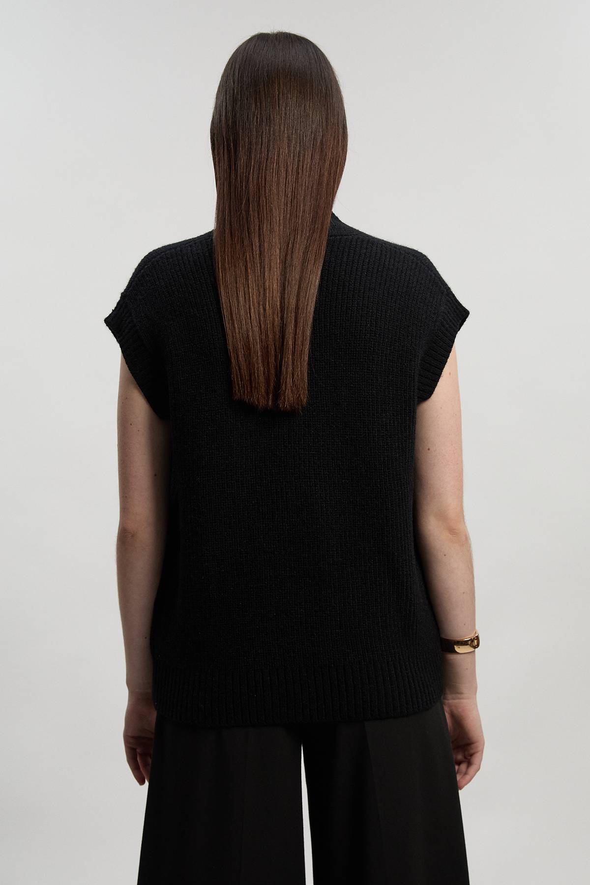 KarenMillen Débardeur Sans Manches En Maille Avec Détail Boutons