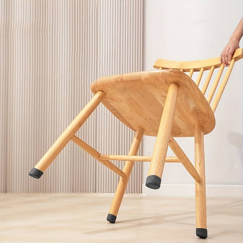 (2.5cmx4.5m) Stuhlbein Vliesstoff Anti-Rutsch Boden Schoner Klebeband Schutz für Tisch   Stuhl - Beige