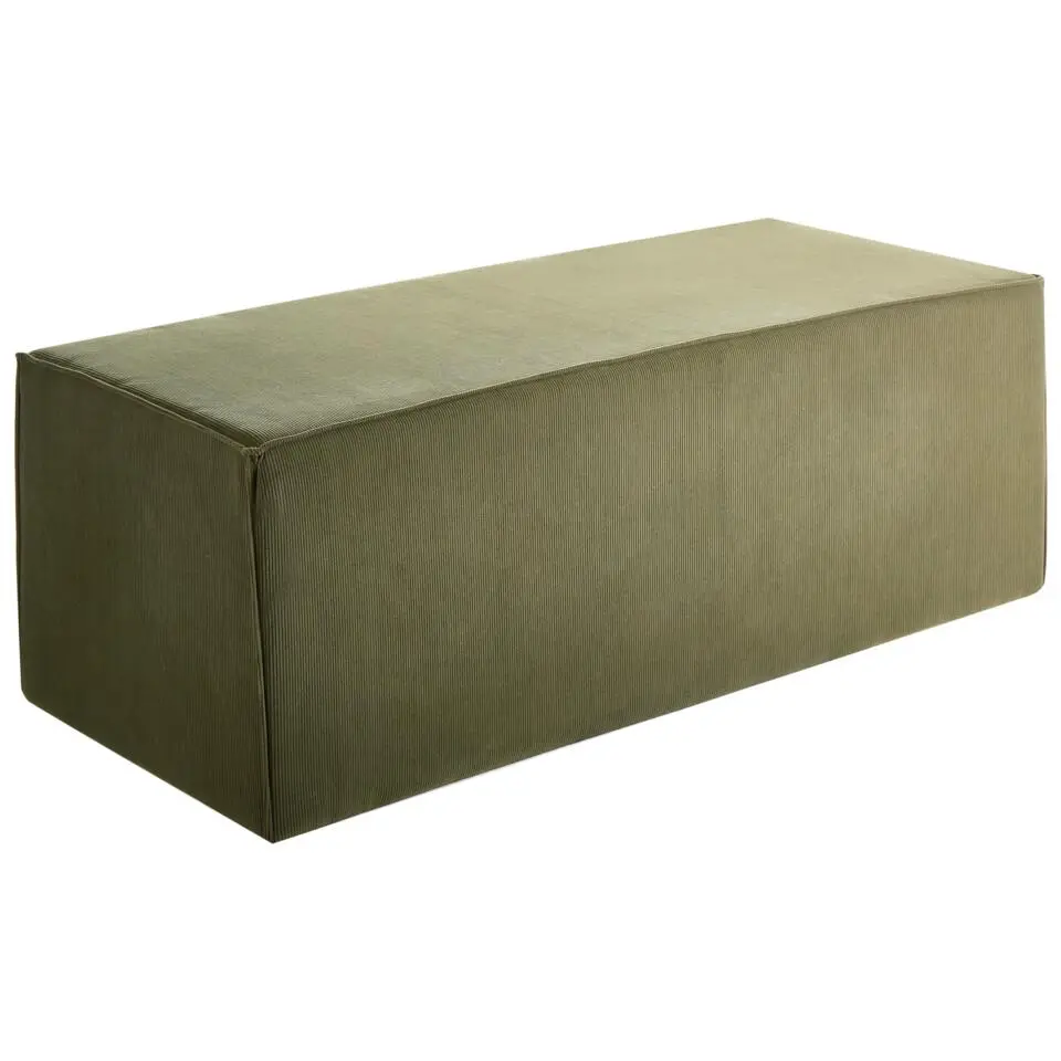 VINITA - Poef - Donkergroen - Corduroy