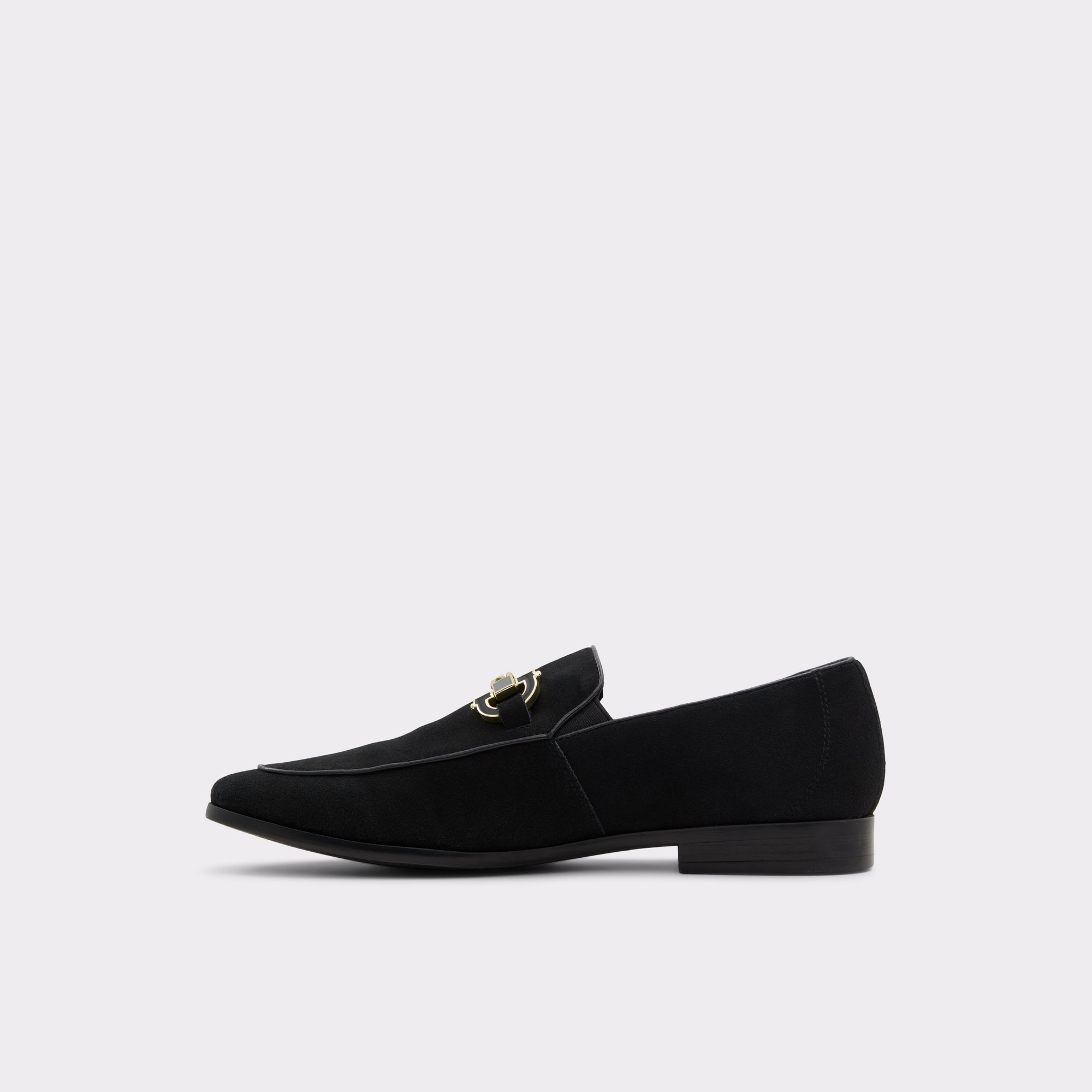Bolton Black Leather Suede Men Dress Shoes