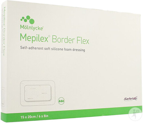 Mepilex Border Flex rectangulaire 15x20cm 5 Pièces
