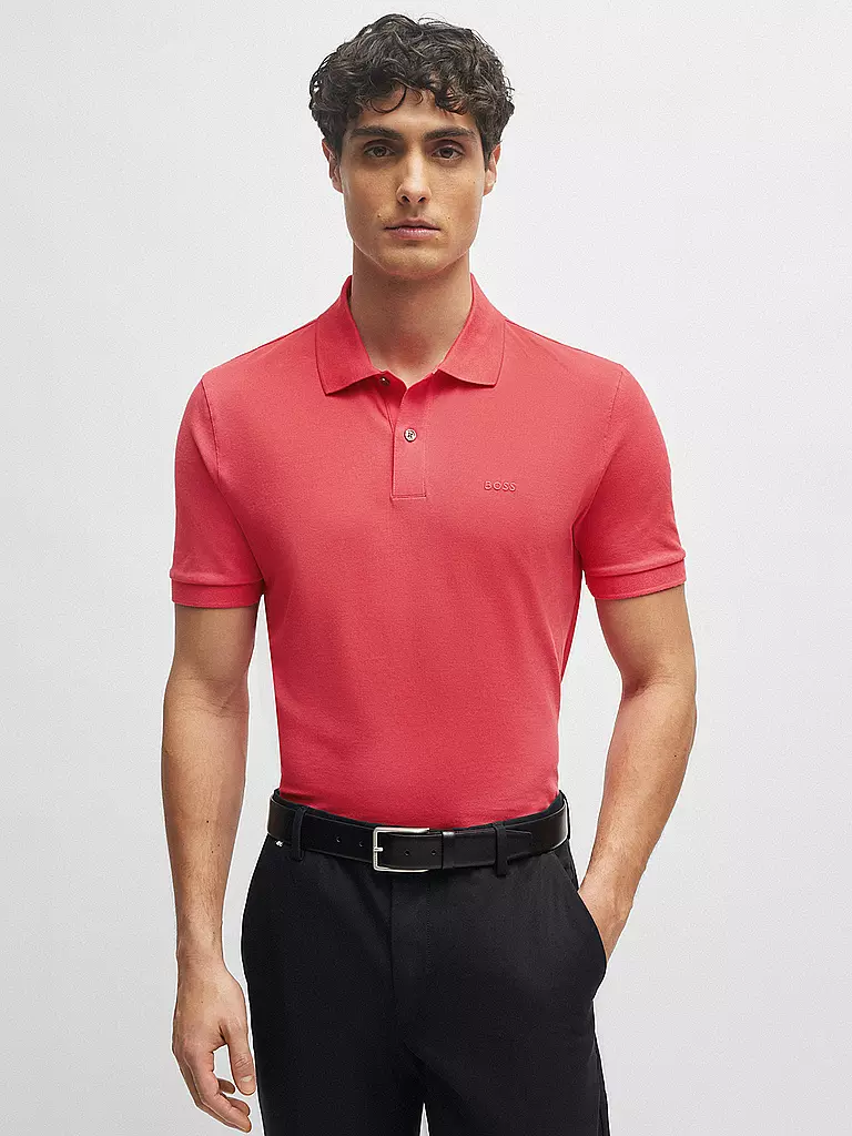 BOSS Poloshirt Regular Fit PALLAS rot