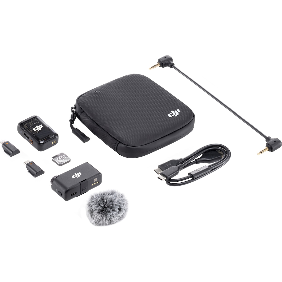 DJI Mic 2 trådløst videomikrofonsett (sort)