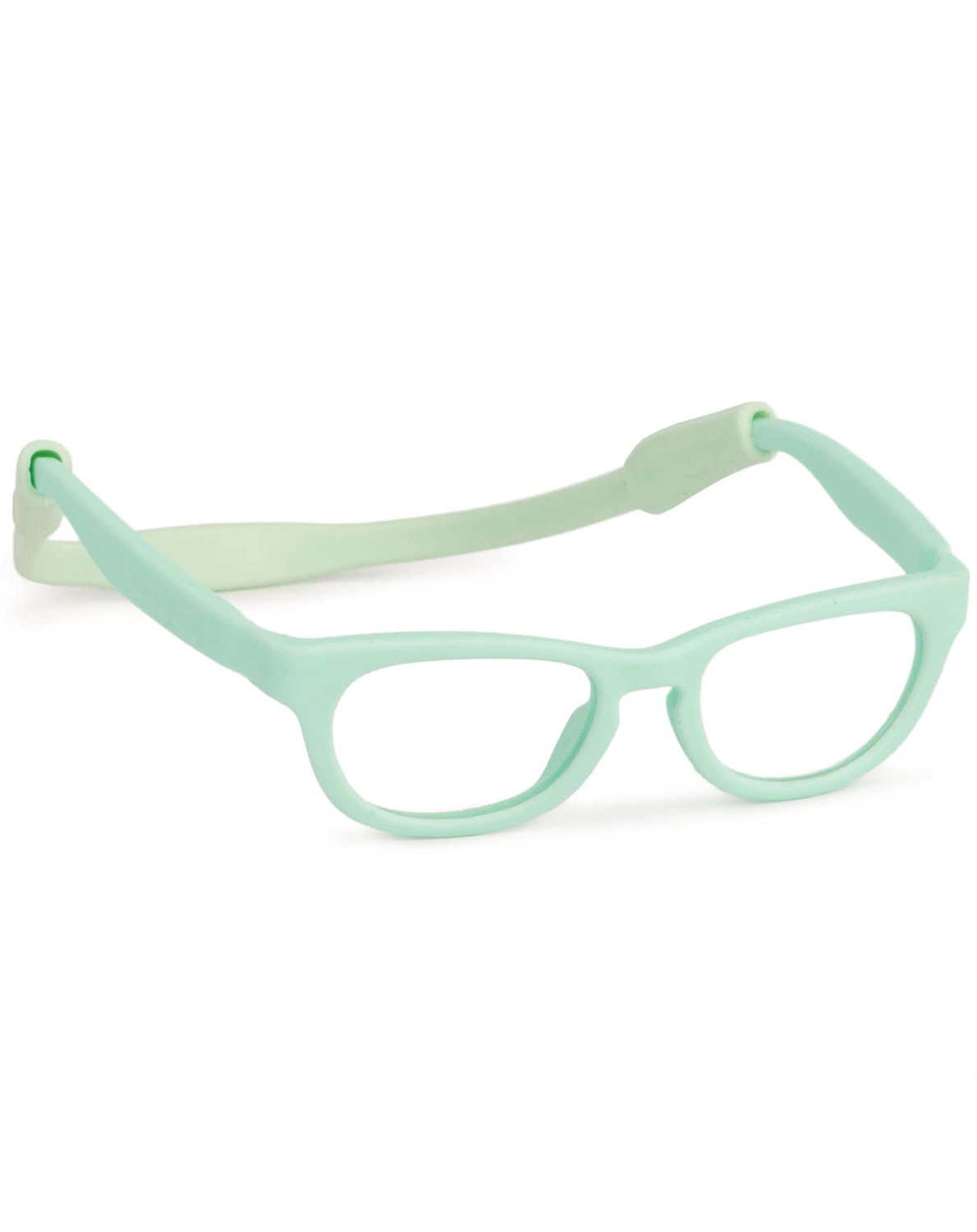 Puppen-Brille DURCHSICHT in türkis