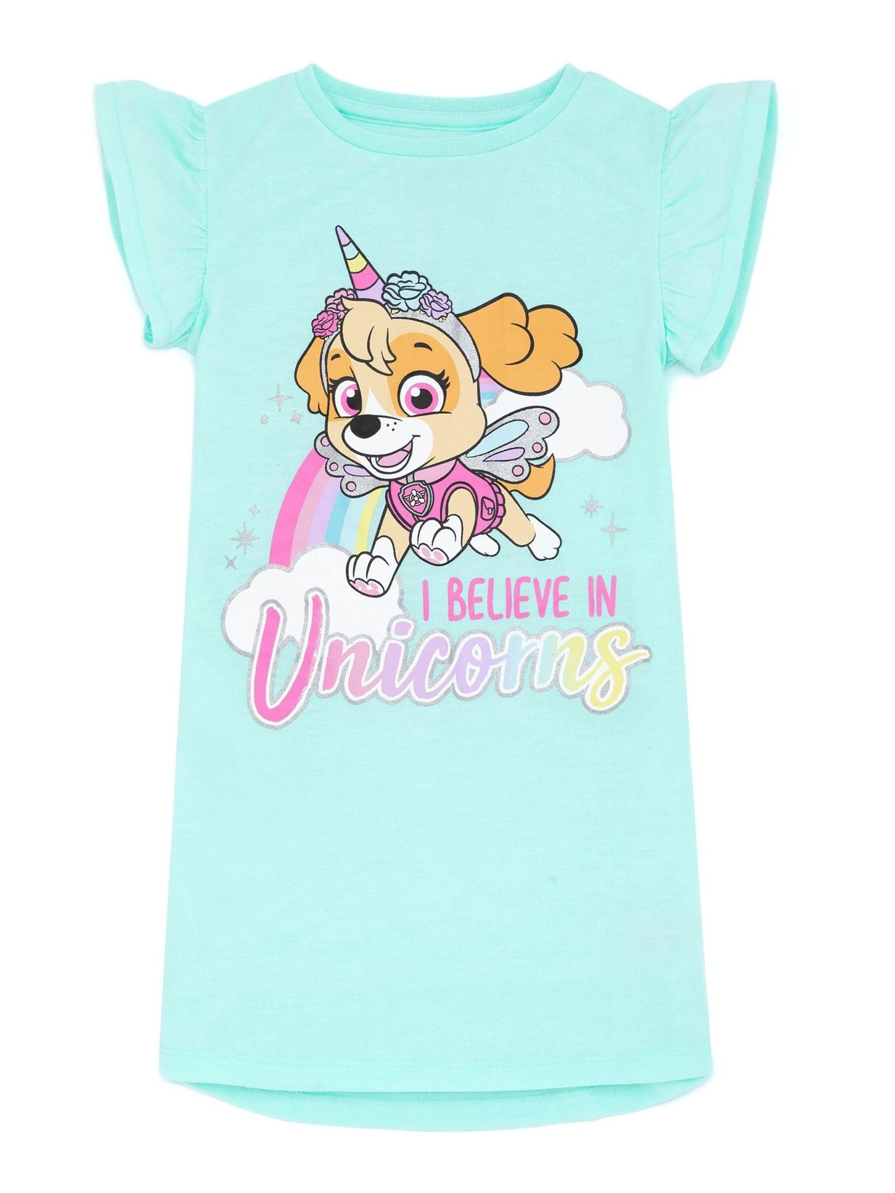 Vanilla Underground - Set van 2 meerkleurige Paw Patrol nachthemden voor meisjes