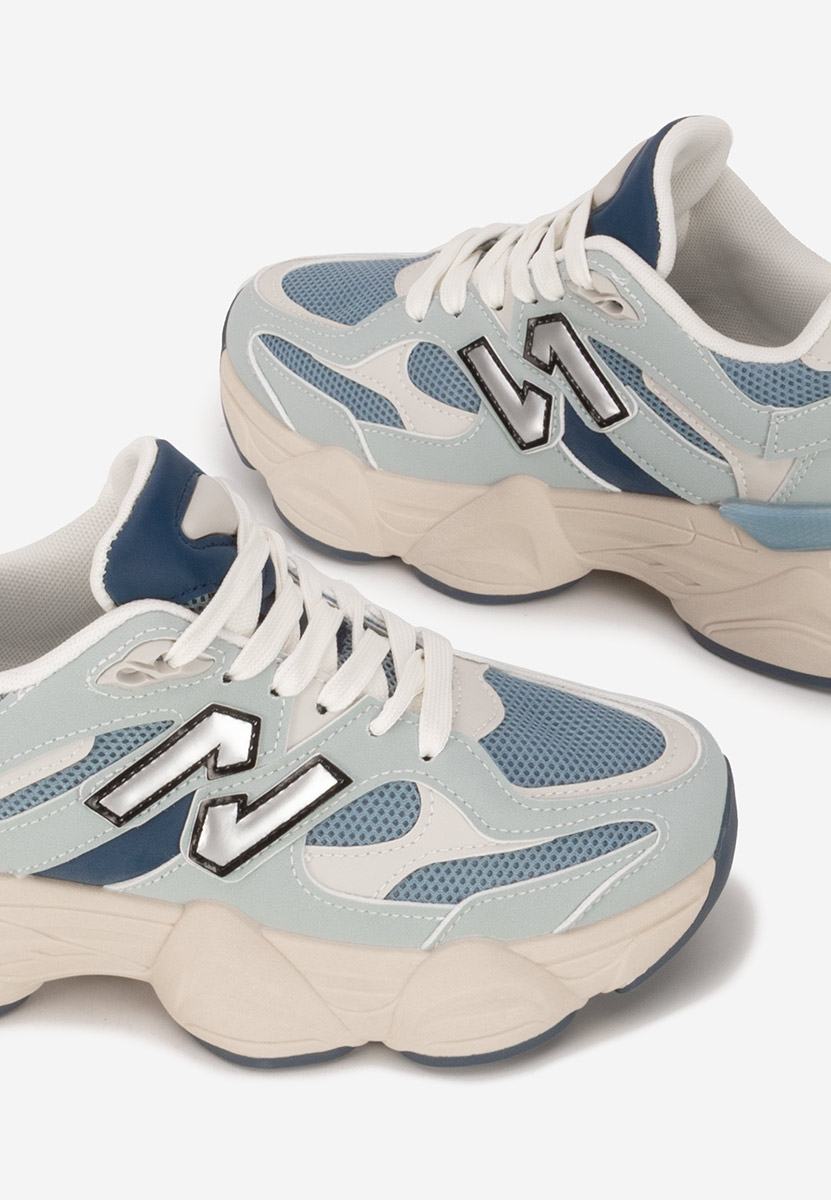 Baskets pour femme bleus Nailyn