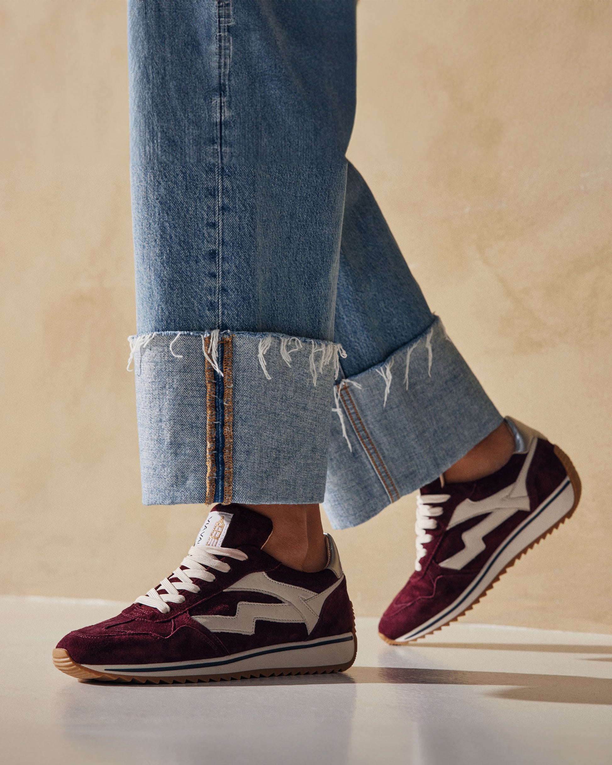 VIA VAI bordeaux dames sneakers Mikki Alex