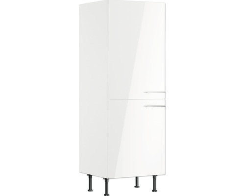 Optifit koelkast ombouwkast voor 88cm inbouwkoelkast Rurik986 BxDxH 60x58,4x176,6 cm glanzend wit gedemonteerd scharnier omkeerbaar (kan links of rechts gemonteerd worden)