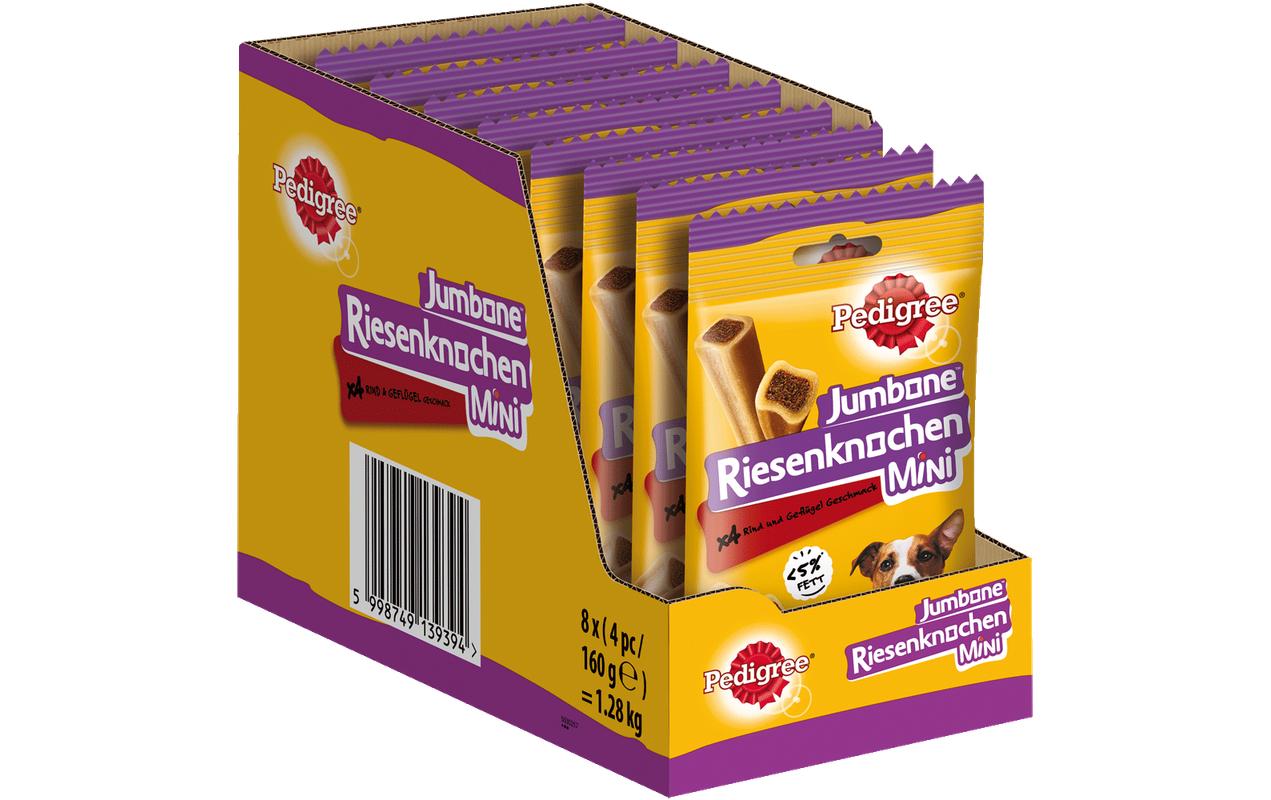 Jumbone Mini mit Rind 4 x 40 gMinibeutel mit Rind und Geflügel Geschmack