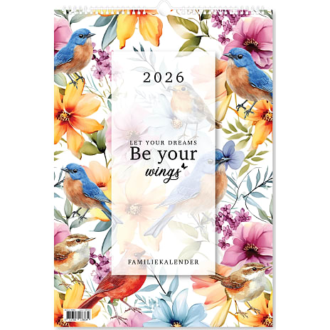 Familiekalender 2026 - fugle