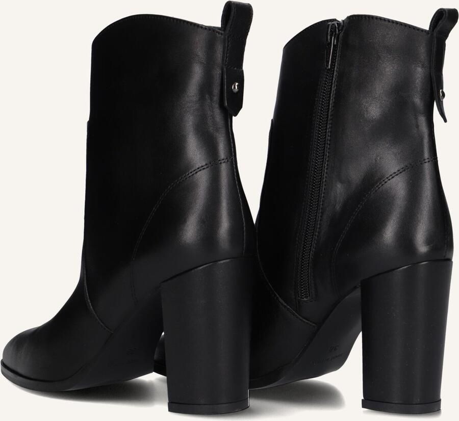 BLASZ Enkellaarsjes Dames 165 Maat: 43 Materiaal: Leer Kleur: Zwart