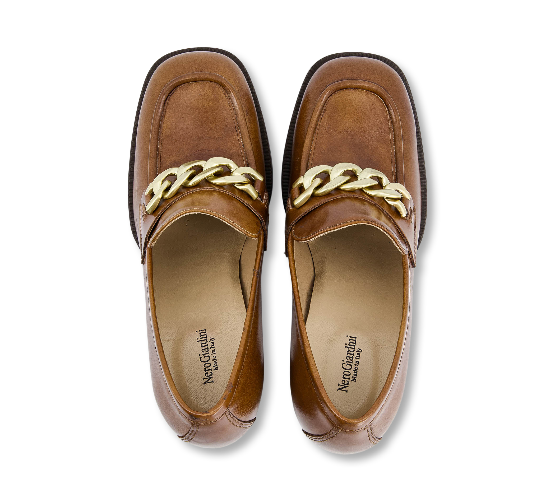 Nero Giardini Plateaupumps braun