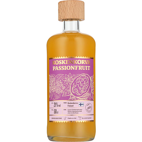 Likør m. passionsfrugt og hyldeblomst