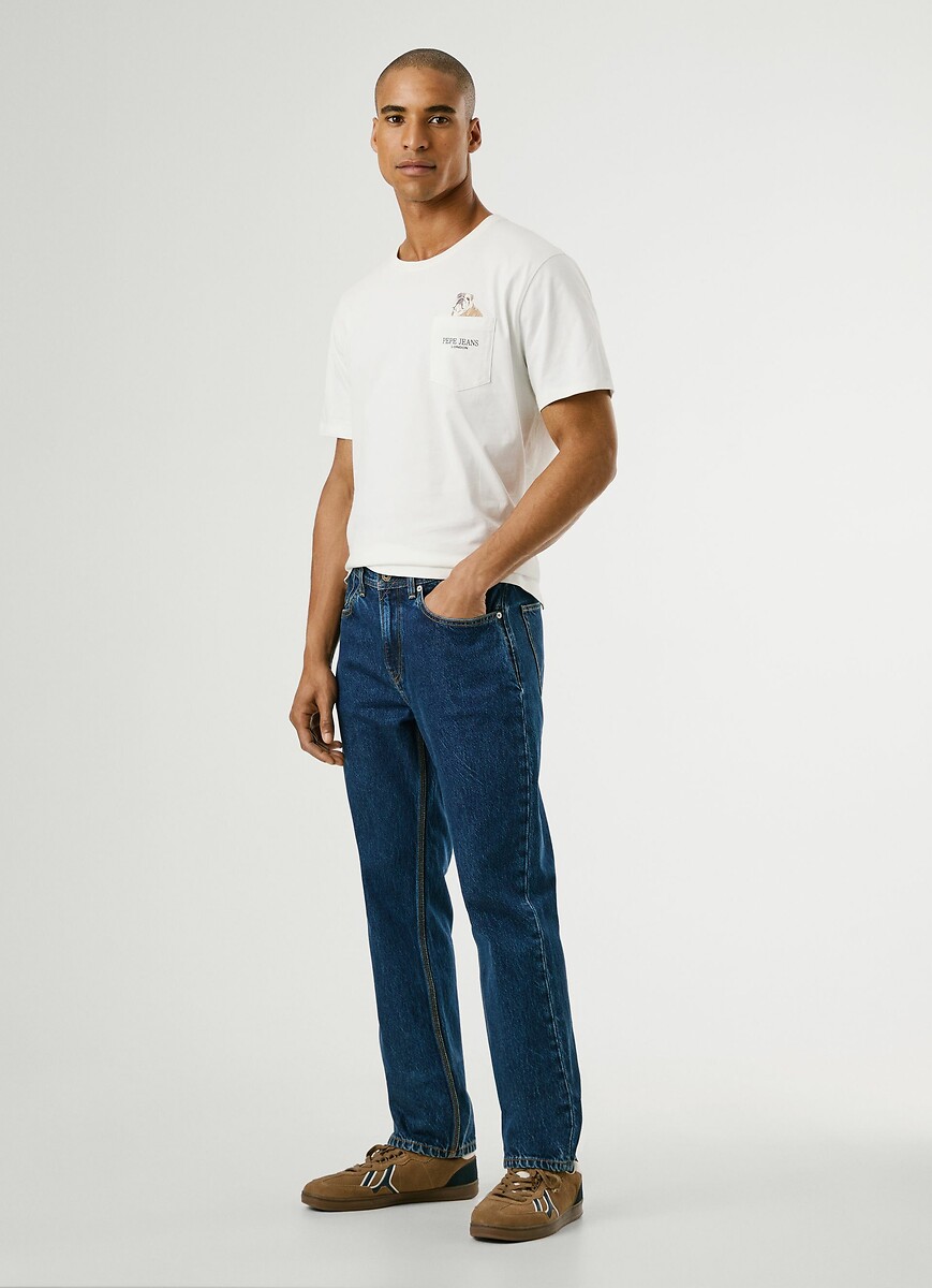 PEPE JEANS<br>Calça jeans reta Byron